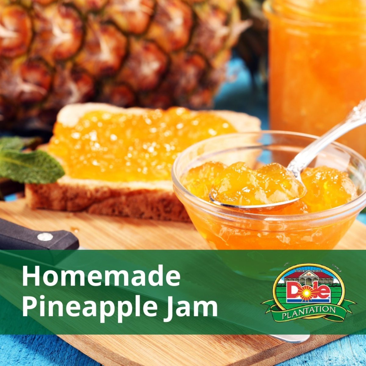 Sweet, slightly tart, and full of fresh pineapple, this 3 Ingredient Fresh Pineapple Jam is simple and Dole-licious! 🤩

Visit bit.ly/3ElMDVV to learn more.