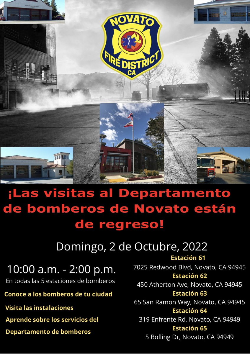 Novato Fire District tweet media