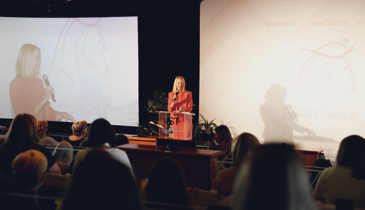 BreedersCup's tweet photo. It has been a fantastic day at the @racingwmnsummit, with more to come! 🏇🏼

Thank you to all who have made this possible, including our partners at @PNCBank. Their very own @DebbieM_PNC helped to kick off the day @santaanitapark. 

#RacingWomenSummit https://t.co/sIqzlsh4Hj