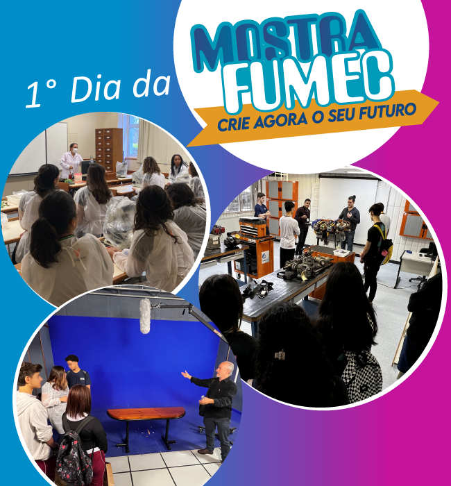 fumec's tweet photo. Hoje aconteceu o primeiro dia da Mostra FUMEC 2022 e foi IN-CRÍ-VEL! Participaram do evento, estudantes do ensino médio de BH e Região Metropolitana.
Se você não veio, fique ligado: as inscrições para o segundo dia ainda estão abertas! Acesse https://t.co/jem1IRAlGp https://t.co/a9wcg3A6A4