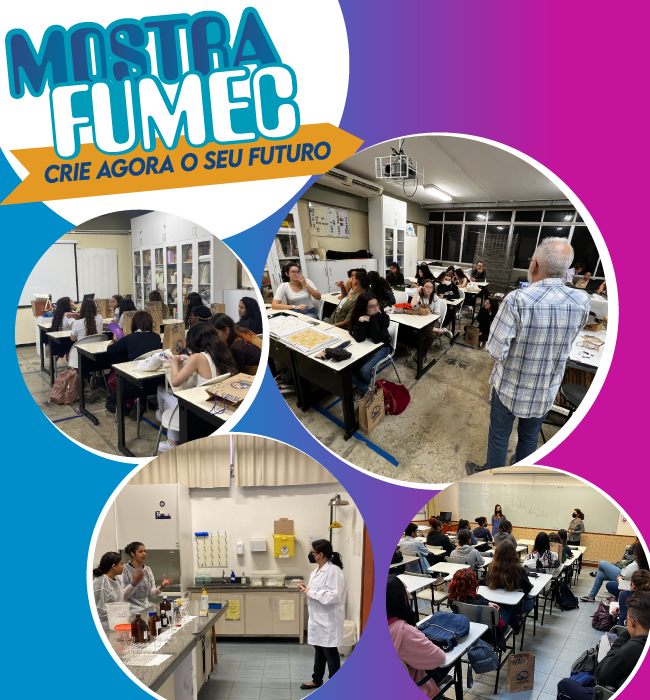 fumec's tweet photo. Hoje aconteceu o primeiro dia da Mostra FUMEC 2022 e foi IN-CRÍ-VEL! Participaram do evento, estudantes do ensino médio de BH e Região Metropolitana.
Se você não veio, fique ligado: as inscrições para o segundo dia ainda estão abertas! Acesse https://t.co/jem1IRAlGp https://t.co/a9wcg3A6A4