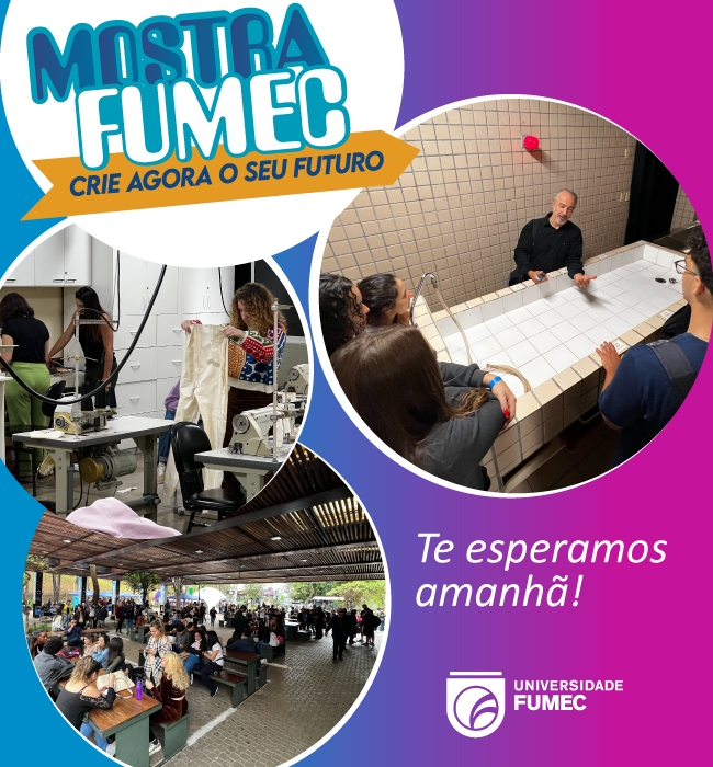 fumec's tweet photo. Hoje aconteceu o primeiro dia da Mostra FUMEC 2022 e foi IN-CRÍ-VEL! Participaram do evento, estudantes do ensino médio de BH e Região Metropolitana.
Se você não veio, fique ligado: as inscrições para o segundo dia ainda estão abertas! Acesse https://t.co/jem1IRAlGp https://t.co/a9wcg3A6A4