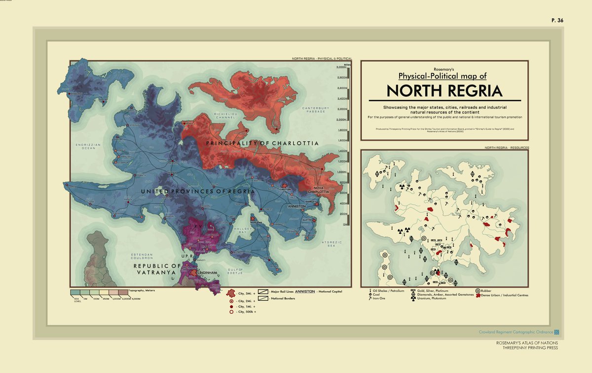 3PennyPress's tweet photo. Published: Sep 16th, 2020

The Transmundane goes well beyond our Earth, and we at the Press aim to showcase that! A commission for the illustrious @Cocojoe, showcasing the nations and resources of their Northern Regria, in the Lastea Project.

https://t.co/oqwdgimaxa https://t.co/XTdrobaRCk