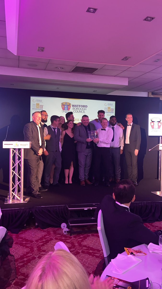 eventsandprmk's tweet photo. Gold Winner of the @WatfordCouncil Watford Business of the Year is Carbon Rewind! Huge congratulations on this amazing achievement! https://t.co/5hAZztx1MT