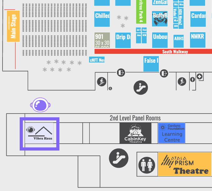 Here is the location of @spacebudzNFT on the @cNFTcon map! 🗺️