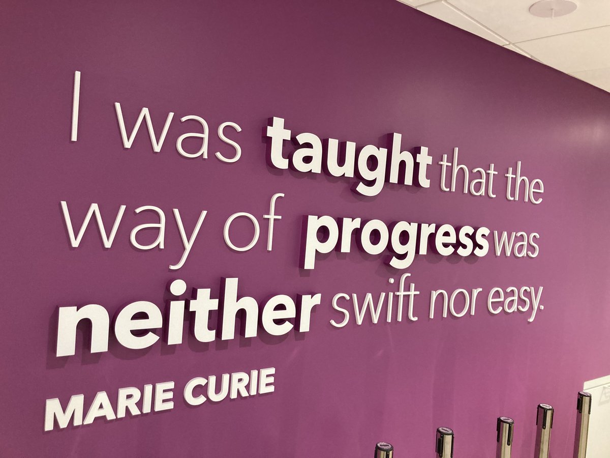 jackgdale's tweet photo. #MarieCurie #quote #wisdom #Leidos #HQ https://t.co/2b2jxCkI5e