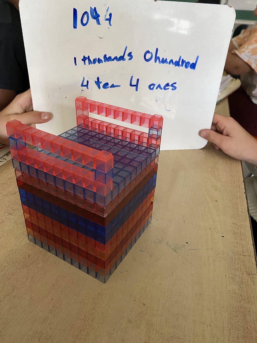 Mrs_Buchanan13's tweet photo. Representing numbers multiple ways using manipulatives! #placevalue #manipulatives #handsonlearning @WortleyTVDSB https://t.co/huOyNy9OqA