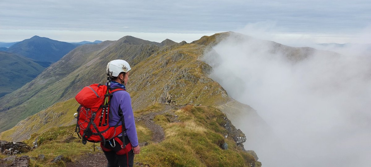 FindTime4Xrcise's tweet photo. Made the most of the weather window today before it slams shut tomorrow.
Today's exercise &amp; entertainment was a traverse of the Aonach Eagach ridge above Glencoe. Stunning. 
#ScottishMountains 
#ExerciseEveryDay 
#ExerciseStreak 
#FindTimeForExercise https://t.co/6ZVysgQ7i0