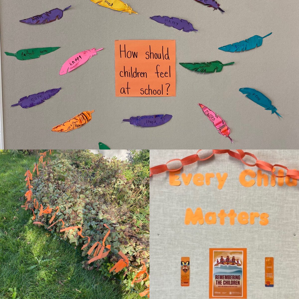 Students and staff spent time this week reflecting on the calls to action      and why this week is important.