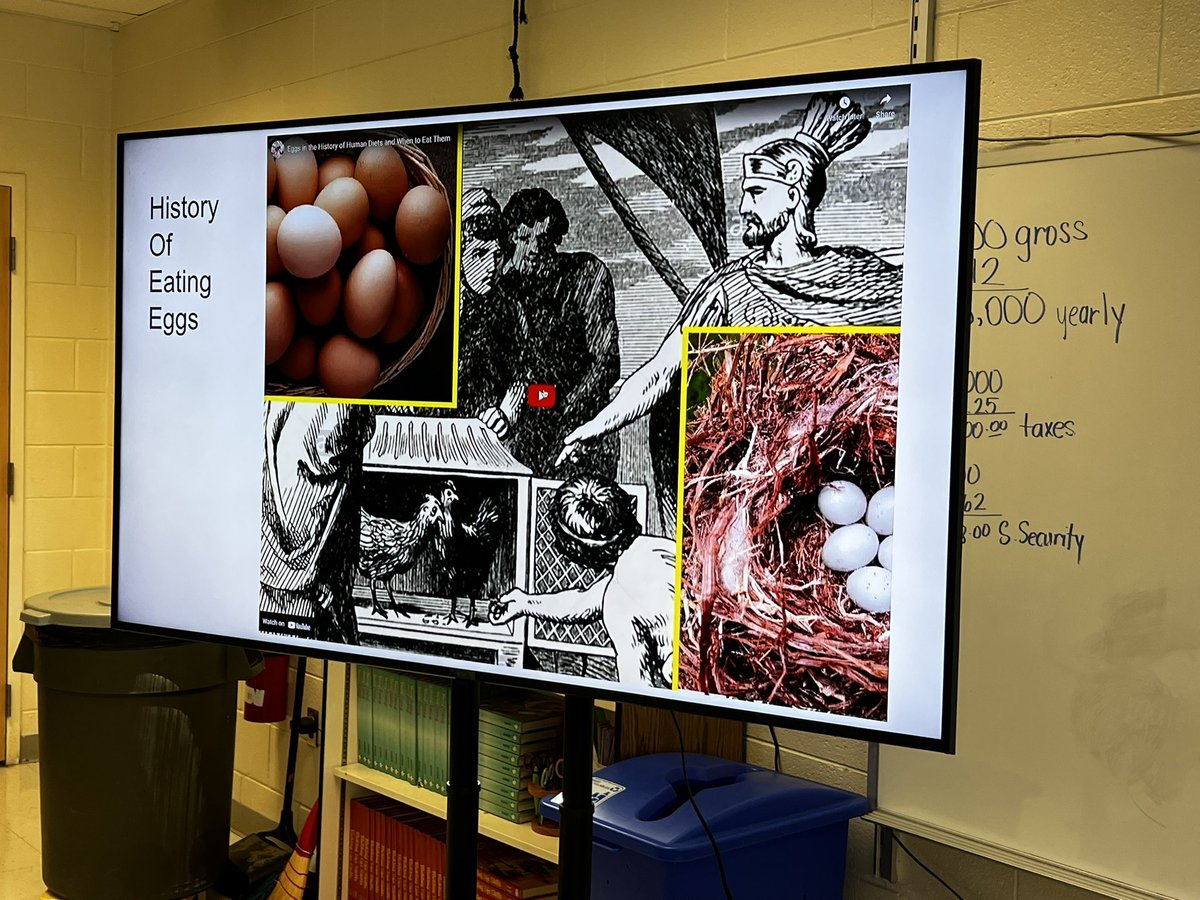 MACS_CTE's tweet photo. Tomorrow is going to be an 🍳🥚 “Egg-cellent Day” in Mrs. Thomas’ Exploring Family Consumer Sciences Classes! First, let’s incorporate some #history, cooking directions and safety skills! #CTE @CTEforNC @MACSchools @NC_ACTE https://t.co/VtdaxTSVAa