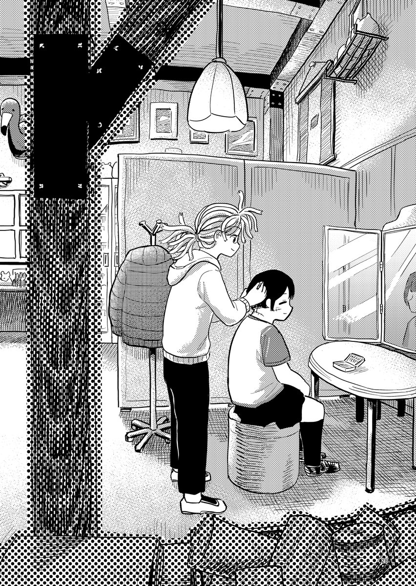 (7/7)おしまいです。☺この度、このモンスターシリーズの漫画が単行本になりました!!宣伝をリプライに繋げます。よろしくお願いいたします!!☺