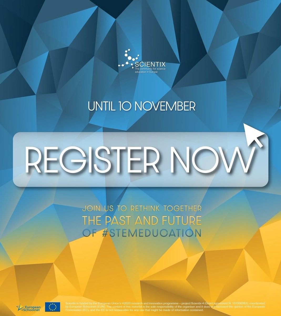 Gndzseher21's tweet photo. ‼️REGISTER NOW ‼️
https://t.co/4ngnF5nq9Q
#ScientixConf #STEMeducation #science #scientixambassadors #scientix_eu https://t.co/oXlWxwJLKb