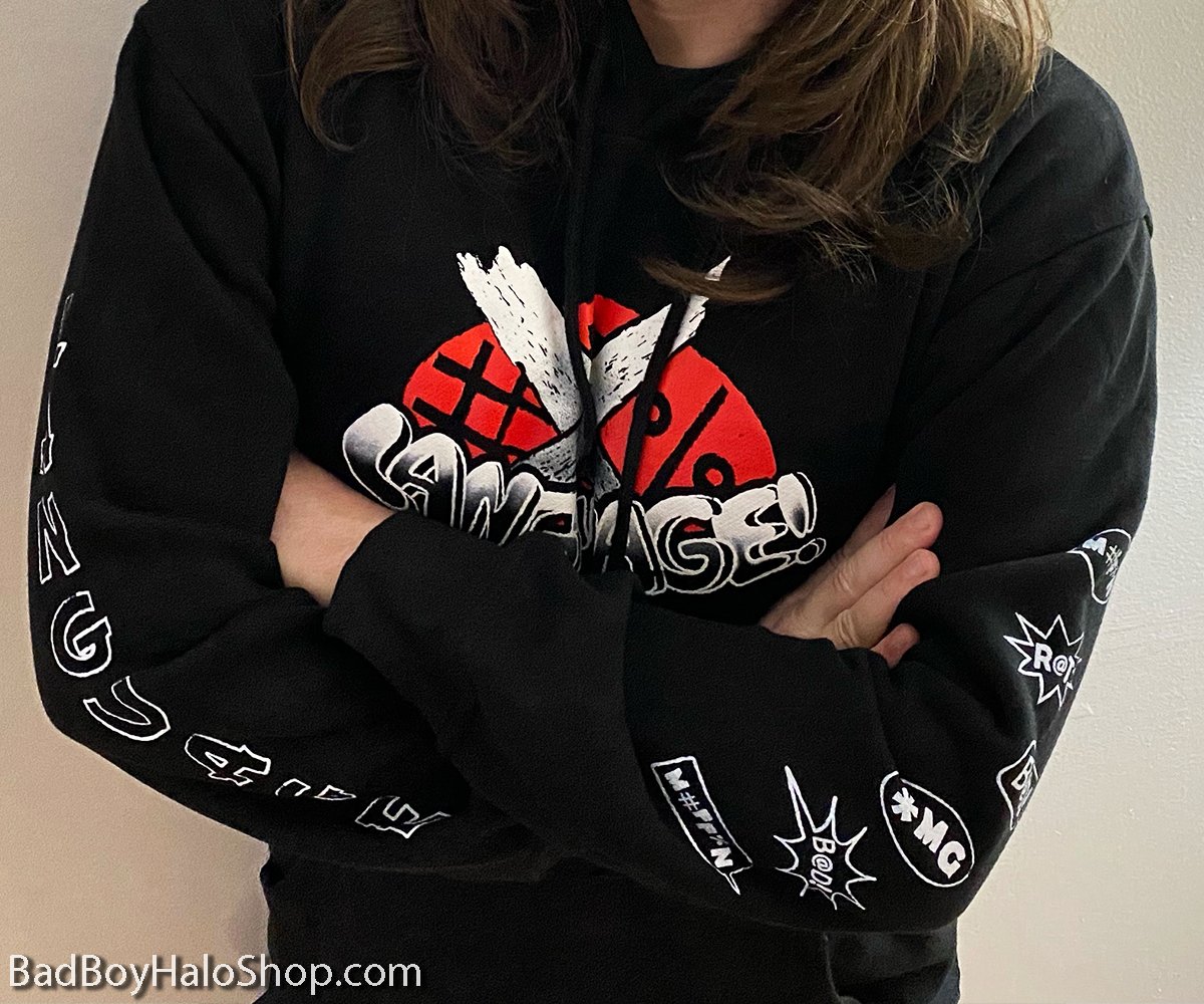 BadBoyHalo's tweet photo. LANGUAGE! NEW MERCH!!! I LOVE IT AND RAT DOES TOO!

https://t.co/IBj3AKqcWr https://t.co/aINQh9rAPK