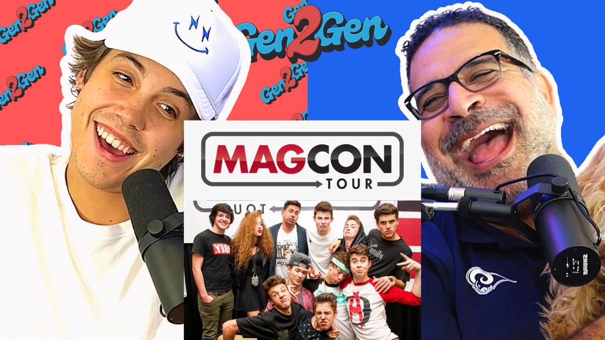 Gen2GenPod's tweet photo. @MatthewEspinosa tells all! @ErikGriffin 

❗️Part 1 of MAGCON Episode! 

⏰4PM PST/7PM EST (1 HOUR.) 

Be Ready. 
https://t.co/cWBNM1t7sh https://t.co/tT7bHsR3gs
