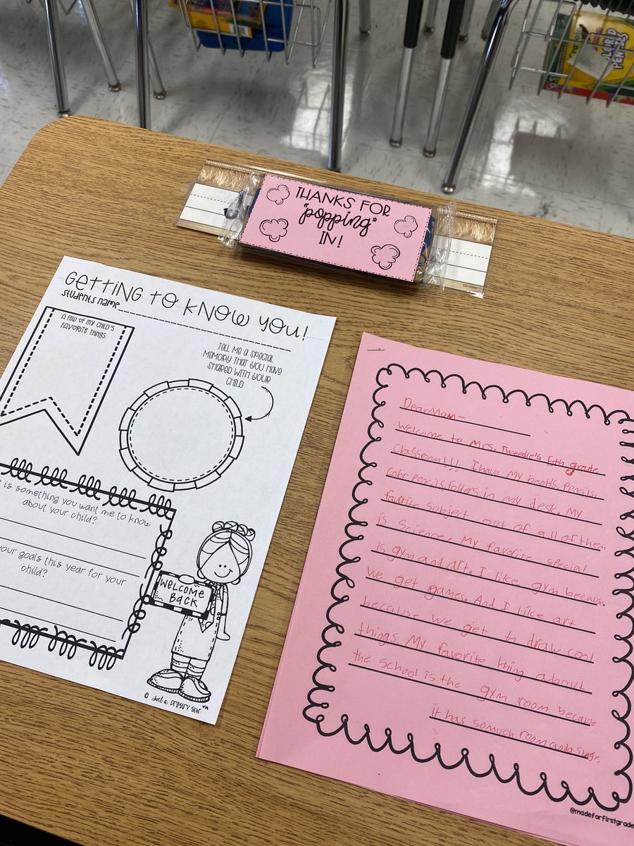 mstweed1's tweet image. Ready for open house!! Cannot wait to meet all my parents 😊