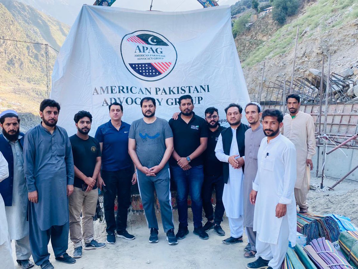 APAGUSA's tweet photo. #APAG along with local organizations  conducted a joint #FloodRelief drive in much needed area of Upper Kohistan, KPK, #Pakistan. This area has been hit hard by recent unprecedented #FloodsInPakistan. Families received packages which included all essentials items. @PakinNewYork https://t.co/sd2OECkZgG