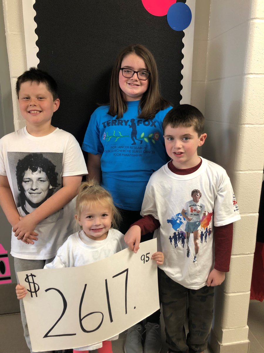 WHAT?!? We raised HOW much during our Terry Fox Run?!?!  $2617.95!  WOW!  Great job Miners!