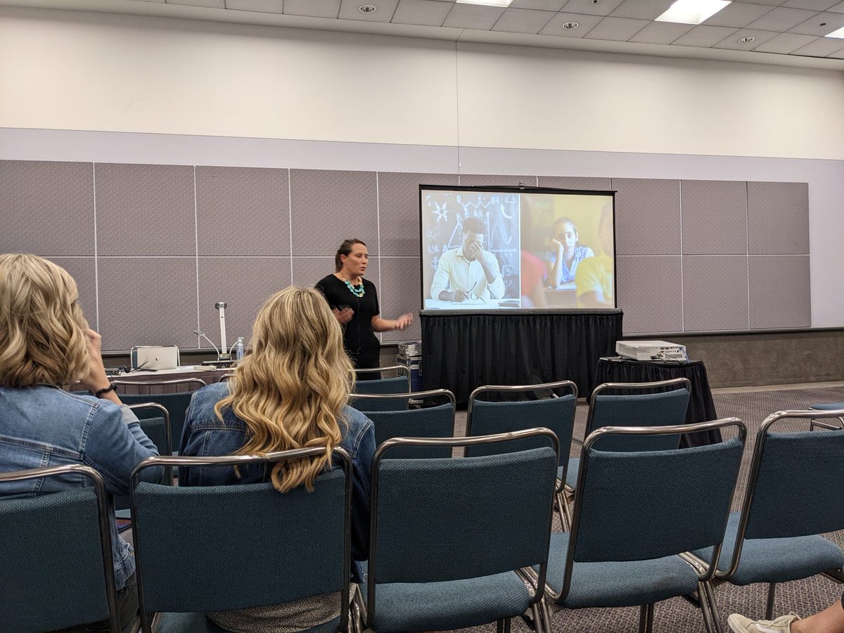 MathEdnet's tweet photo. Two solid sessions this afternoon at #NCTMLA22: Ginny Stuckey to talk about @citizen_math and Mark Russo with "Catalyzing Change When Change is Hard." Delightfully, some attendees are being introduced to the Catalyzing Change book for the first time at this session. https://t.co/AyoF3yXuOJ