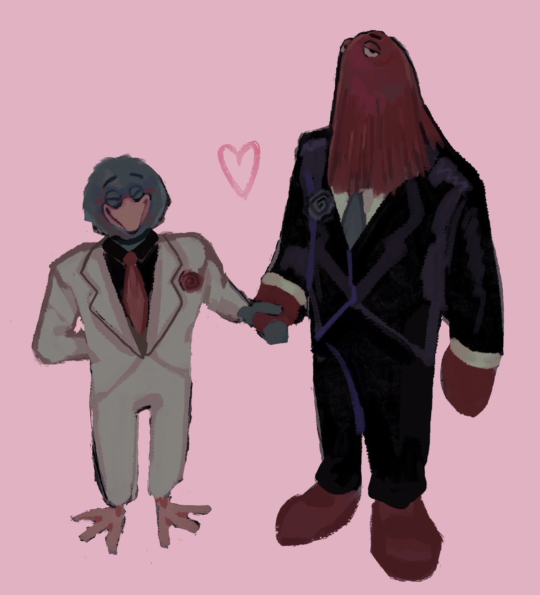 Dig1talstyle's tweet photo. old married couple #DHMIS #fluffybird https://t.co/Xc7LnezaQf