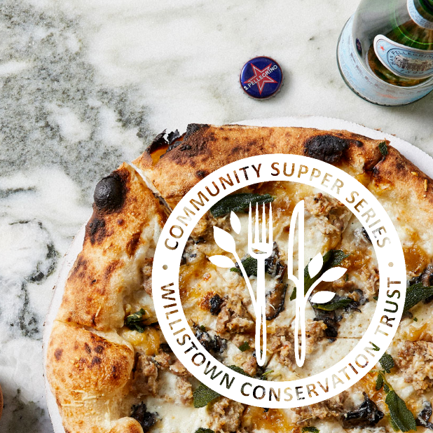 Tomorrow from 5:30-7:30pm join us at Willistown Conservation Trust for a Community Supper Series Picnic featuring Pitruco Pizza and the Hetzel Brothers on the mic. If you didn't pre-order, you can still find brews plus Barley Tea to wash down your 'za. BYO picnic set-up!