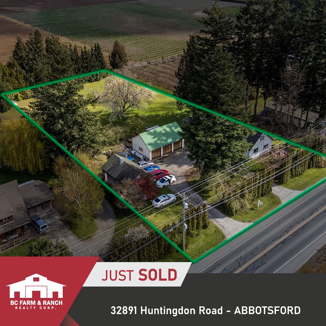 SOLD!🎉
32891 Huntingdon Road, Abbotsford
R2704932

Congratulations to our sellers!

bcfarmandranch.com/properties/328…