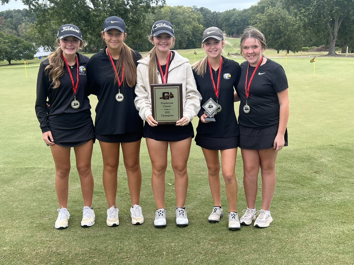 Chesnee Girls Golf (@chsladiesgolf) on Twitter photo The Lady Eagles won the Ponderosa Classic today! <a href="/oliviaroberts07/">Olivia Roberts</a> made the All-Tournament team! The Lady Eagles won the Ponderosa Classic today! <a href="/oliviaroberts07/">Olivia Roberts</a> made the All-Tournament team!
