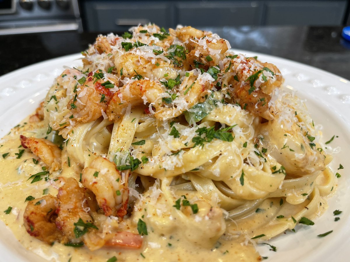 MrMake1tHappen's tweet photo. Crawfish &amp; Shrimp Fettuccine https://t.co/yZERz9Nvo4