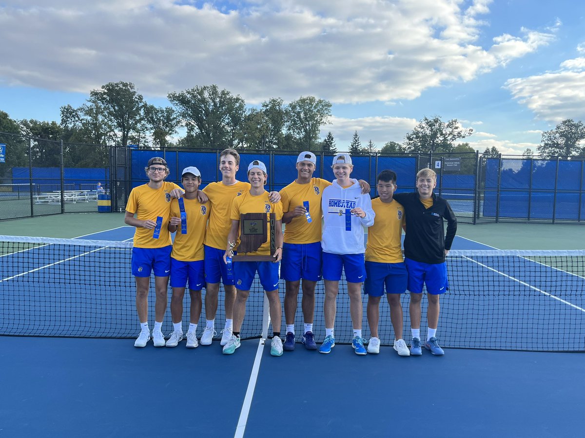 Spartytweets's tweet photo. Homestead Tennis wins the Sectional 5-0 over Canterbury! https://t.co/euuG8molJ1