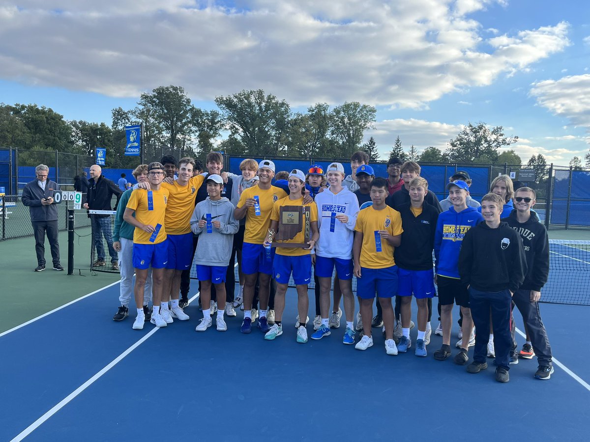 Spartytweets's tweet photo. Homestead Tennis wins the Sectional 5-0 over Canterbury! https://t.co/euuG8molJ1
