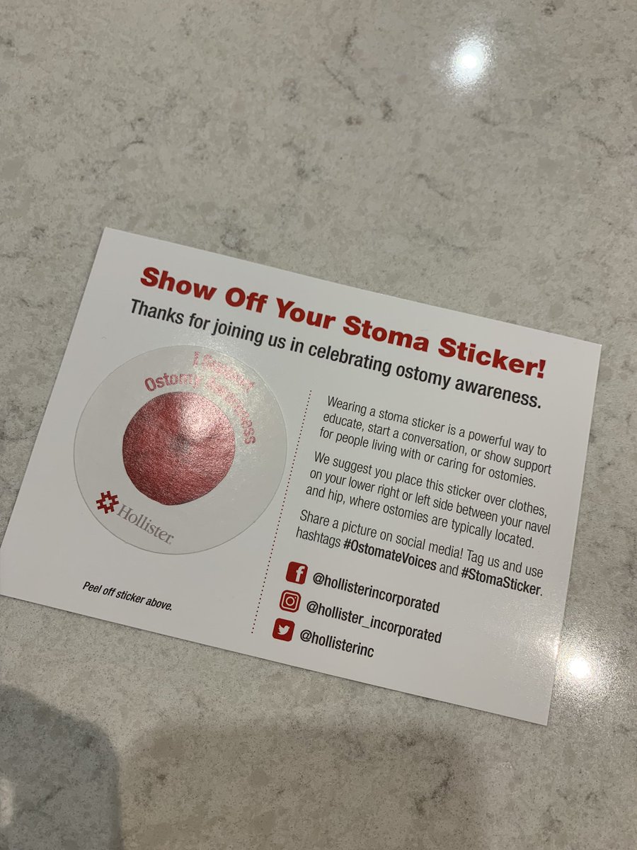 ElizCH15's tweet photo. They’ve arrived ready to celebrate #ostomyawarenessday 1st October #OstomateVoices #StomaSticker @HollisterInc https://t.co/IeAd98xEe0