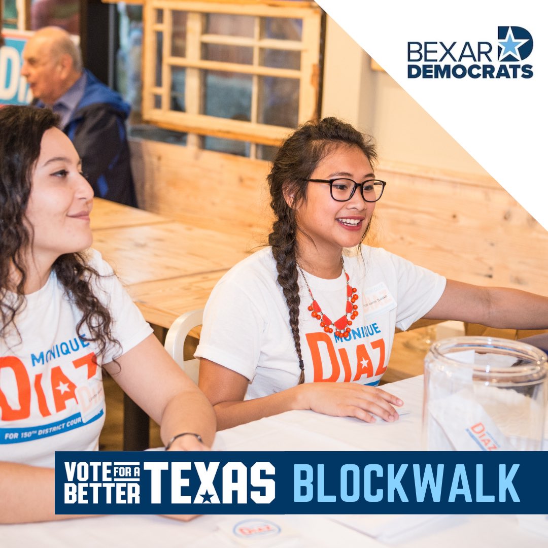 JudgeDiazTX's tweet photo. Will you join us this weekend? We are 41 days away from Election Day and we need your help knocking on doors to make sure people vote! 

Sign up at https://t.co/BDyvNdhd2f https://t.co/GrfnEk1zZu