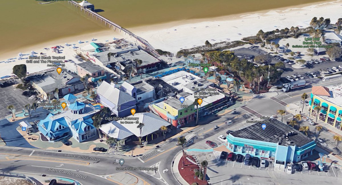 SevereStudios's tweet photo. Before and after of Ft. Myers Fishing Pier area
BEFORE: @Google Maps
AFTER: @JulieMartinTV https://t.co/Umzmmaq9L4