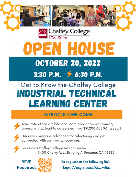 Discover careers in advanced manufacturing, meet our staff, and get started on the path to in-demand jobs and a great career. Everyone is welcome. 

 #careers #careerstrategy #sanbernardinocounty #fontana  #industrialautomation #mechatronics #welding #manufacturing