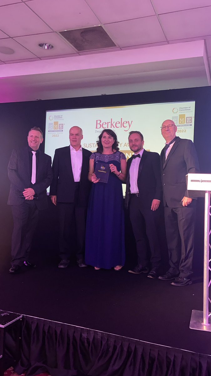 <a href="/Sustainable_X/">Sustainablex</a> You did it!! Massive well done for winning Gold in our <a href="/BerkeleyGroupUK/">Berkeley Group</a> Sustainability Award! A well done from our team for all your hard work! #SMEHerts