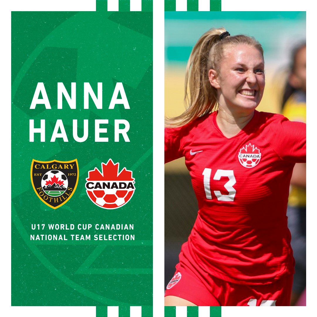 FoothillsSoccer's tweet photo. Congratulations to Foothills alumnae Anna Hauer and Izzy Monck for being named to the U-17 Canadian National team travelling to compete in the U-17 World Cup! 🇨🇦 #FoothillsPathway #WhosNext https://t.co/a7z3BzKh0c