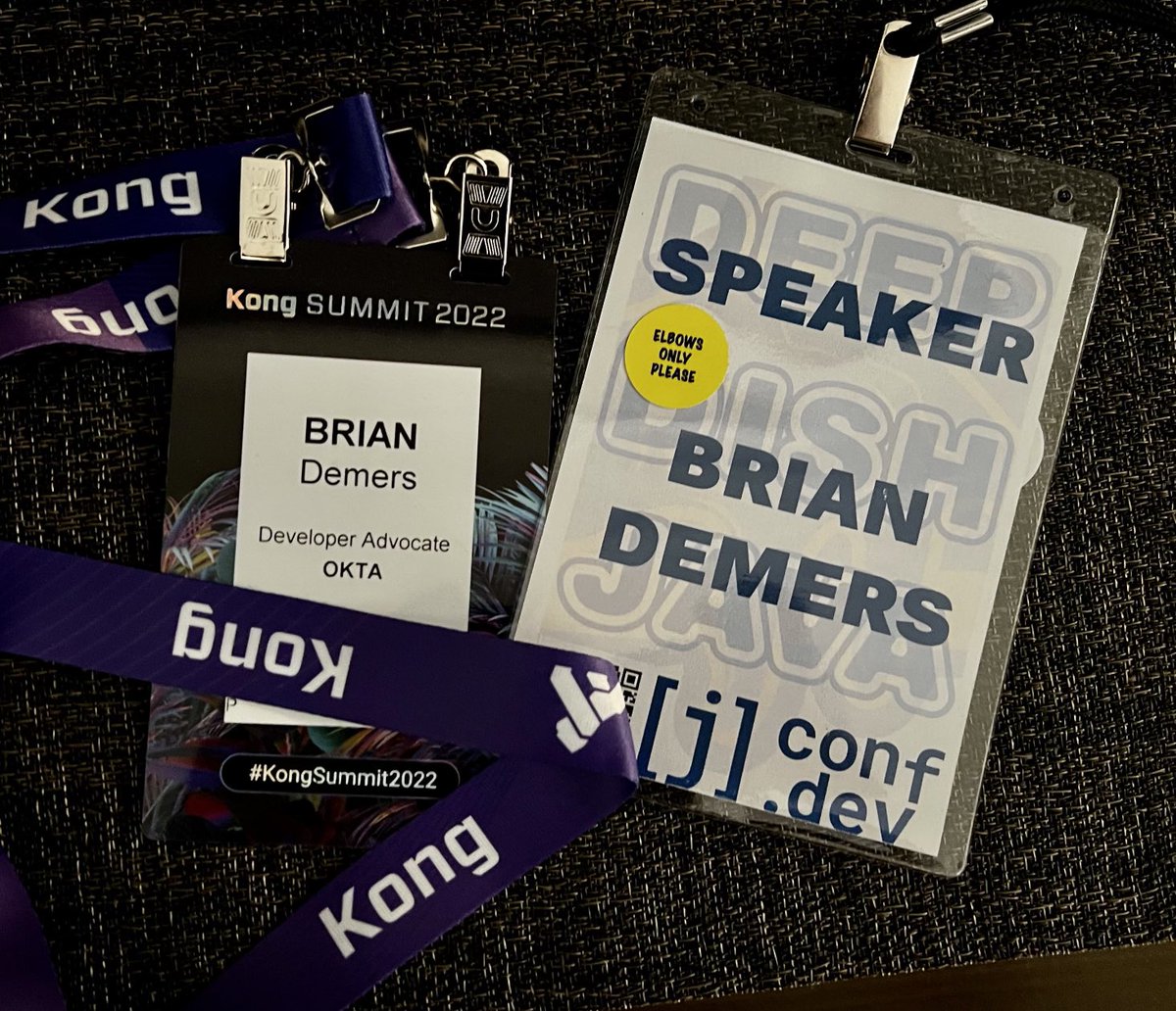 briandemers's tweet photo. Busy week!
#jconfdev yesterday
#kongsummit2022 today https://t.co/FHxsGCmJGD