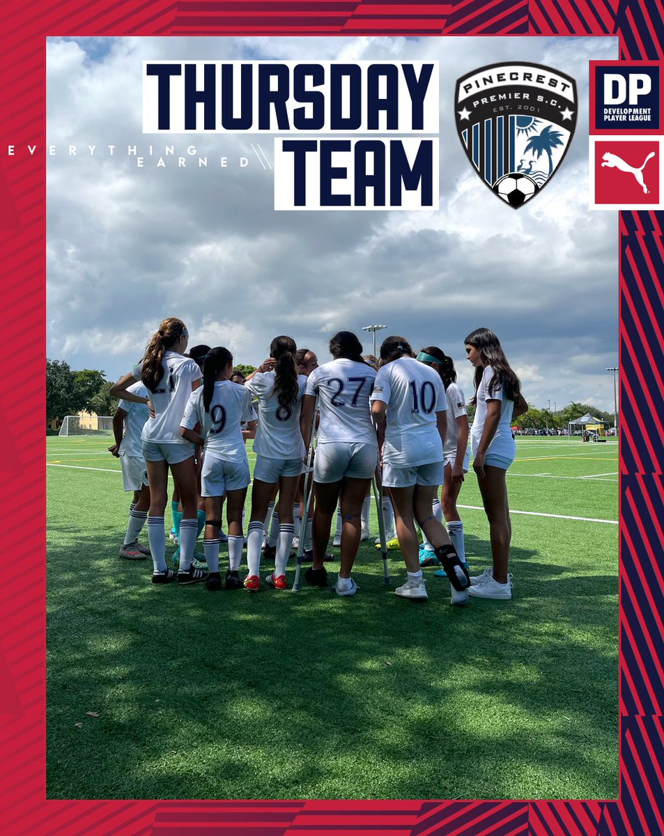 DP_League's tweet photo. We dedicate our #THURSDAYTEAM to Florida's @pinecrestpremiersoccer who has been staying safe from Hurricane Ian and making the most of their sheltering indoors by Practicing Indoors this week! 🌴🫶
We stand Tall and #DPLPROUD of you Pinecrest, please continue to STAY SAFE 💕 https://t.co/qMnAscfGlJ