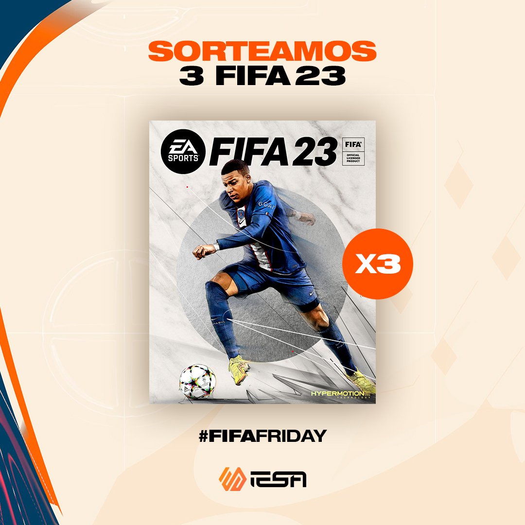¡GRAN SORTEO! 🔥🔥🔥🔥

Sorteamos tres #FIFA23 y participar es muy fácil 🤝

👉Seguinos
👉RT a la publicación
👉 Comentá usando #FIFAFriday y mencioná al amig@ que siempre le ganás

📢Los ganadores se anunciarán este viernes 30 a las 19hs