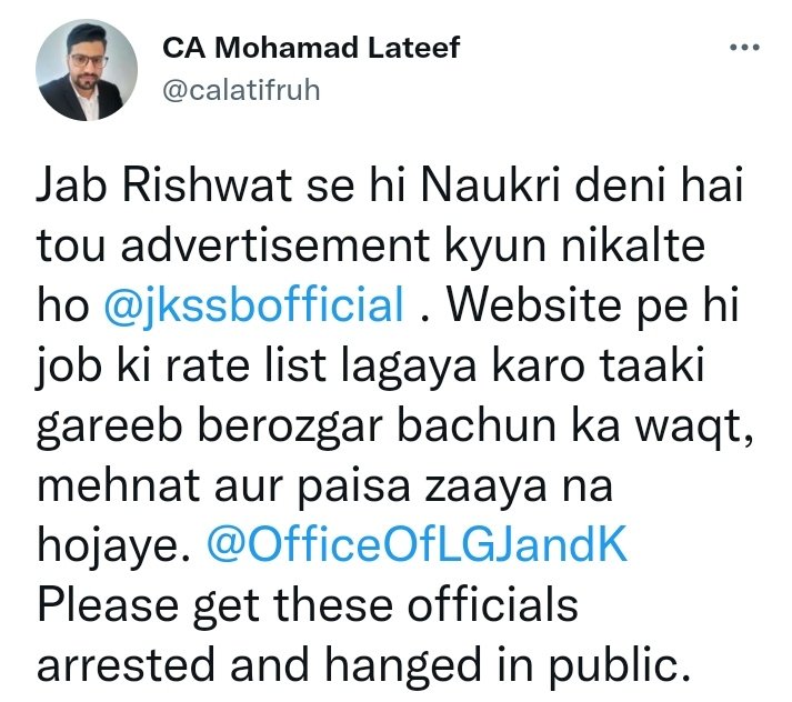 ItzMeMomin's tweet photo. A single sinner sinks the boat.
Shame on administration for destroy the youth of Jammu and Kashmir.
#RipHardwork. https://t.co/HKrOZxk3HM