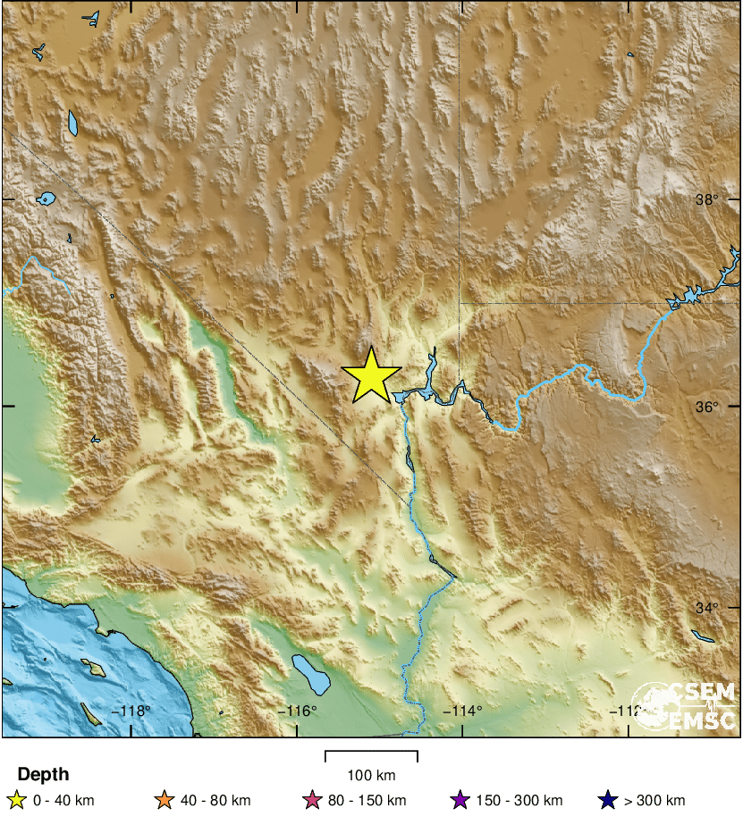 LastQuake's tweet image. ⚠Preliminary info: #earthquake (#sismo) about 8 mi N of Las Vegas (#Nevada) 1 min ago (local time 20:06:05)❗MAGNITUDE NOT AVAILABLE YET❗Updates at:
📱emsc-csem.org/service/applic…
🌐m.emsc.eu
🖥emsc-csem.org