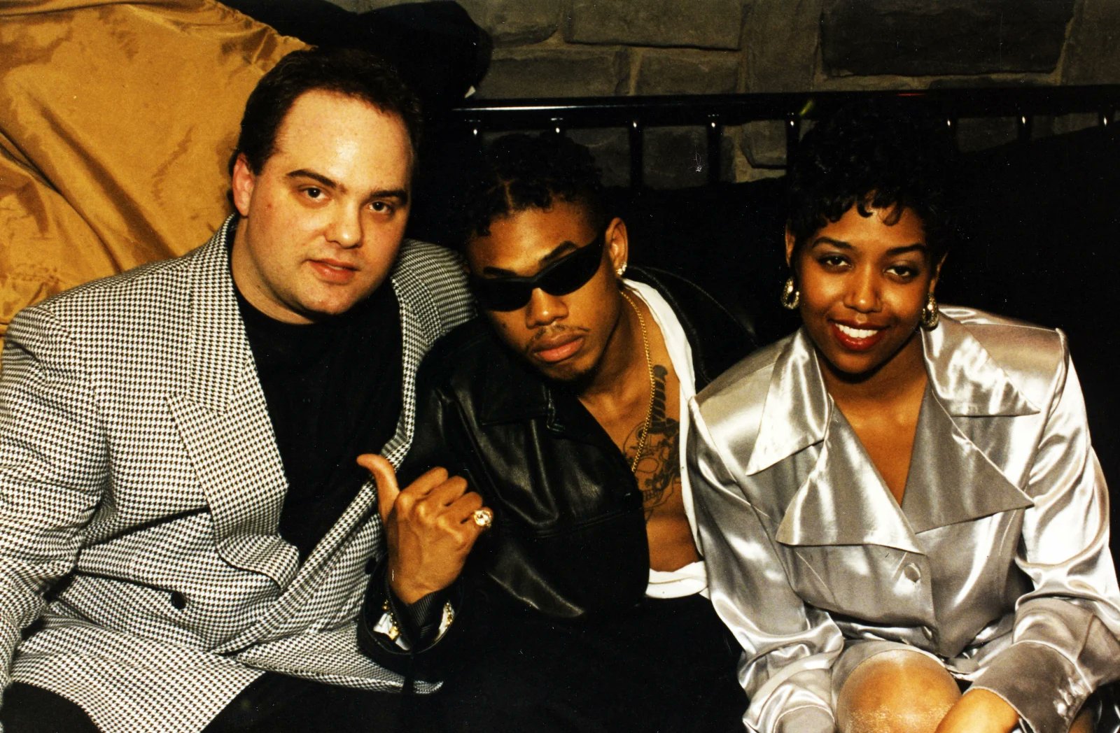 Happy 53rd Birthday to DeVante Swing (pictured with studio owner Dave Schumaker and singer Reneè Anderson) 