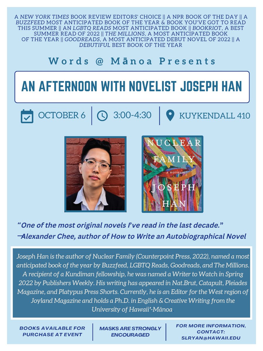 UH Mānoa Creative Writing tweet media