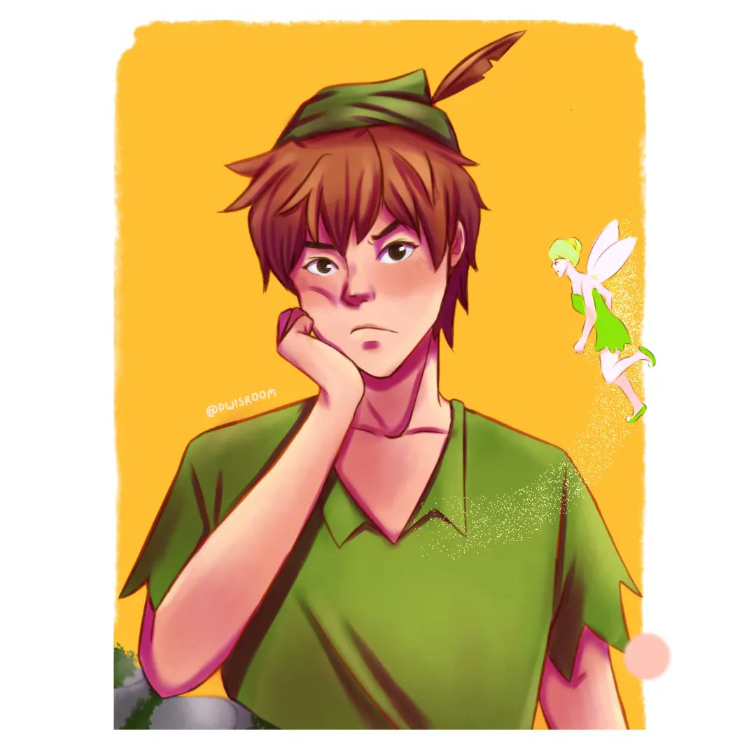 dwisroom's tweet photo. So the second one is Peter Pan 🧚‍♂️, who's next?? 
#sixfanart #artchallenge #arttwt #artidn https://t.co/M30TPslBzO
