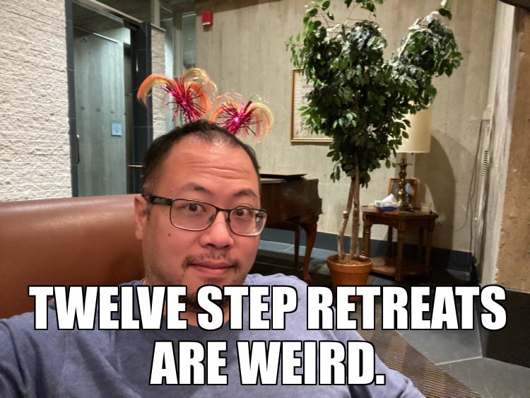 johndawe's tweet image. #TwelveStep retreats are weird. #SlaaFws #SLAADvi