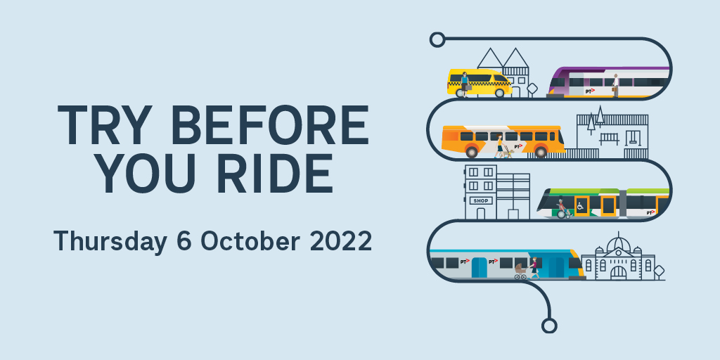 Kinetic_Melb's tweet image. Build your confidence to travel on public transport at this free event.

Speak with public transport staff, learn about accessibility features, and practice getting on and off our trains, trams, buses and taxis safely.

Find out more at ptv.vic.gov.au/trybeforeyouri…