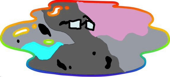 It seems @JStarjump had a run-in with Prism!

Despite being bigger and likely stronger than Prism the little cutie proved too strong for her, and it seems Julie is spending an incredibly long time on her new captor, and as a rainbow puddle on her own sheets~