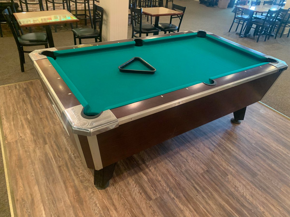New Pool table deliever with several other games. We will open as soon as we have enough cooks...Please tell anyone looking for full or part time kitchen job to apply. Blarneystonejobs@gmail.com #kitchen #kitchenhelpwanted #kitchenmanager #pubandgrille