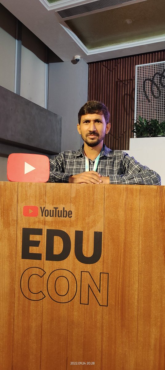 pvrstudy's tweet photo. Attended YouTube EduCon India 2022 (24 Sep) https://t.co/1WMH0RxK3Y