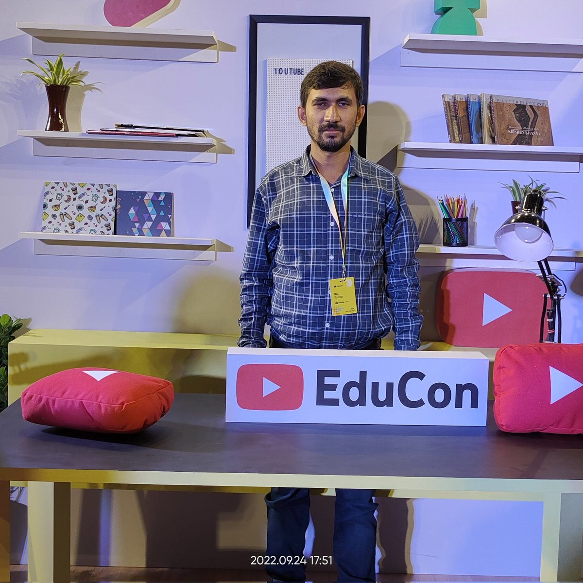 pvrstudy's tweet photo. Attended YouTube EduCon India 2022 (24 Sep) https://t.co/1WMH0RxK3Y