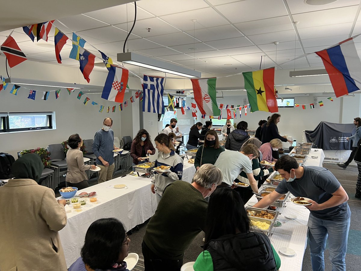 GeologyJames's tweet photo. Enjoying the annual incredible international lunch at @ANUFennerSchool. https://t.co/f8SyFUYTbS